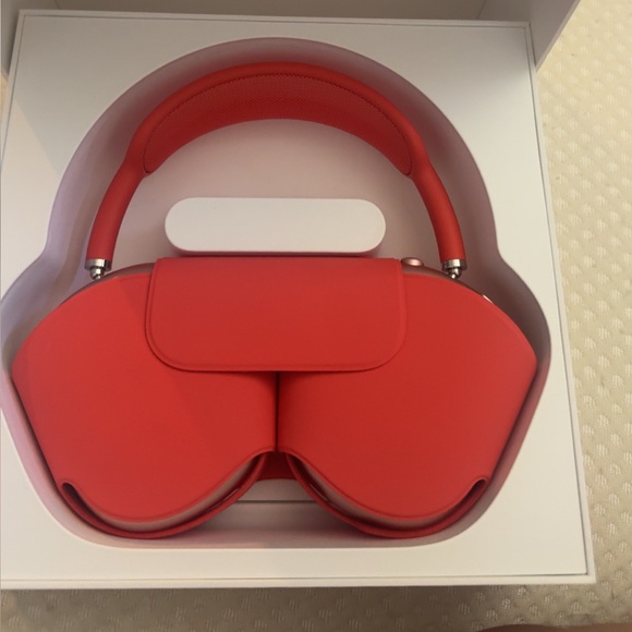 Apple Red Over-Ear Headphones